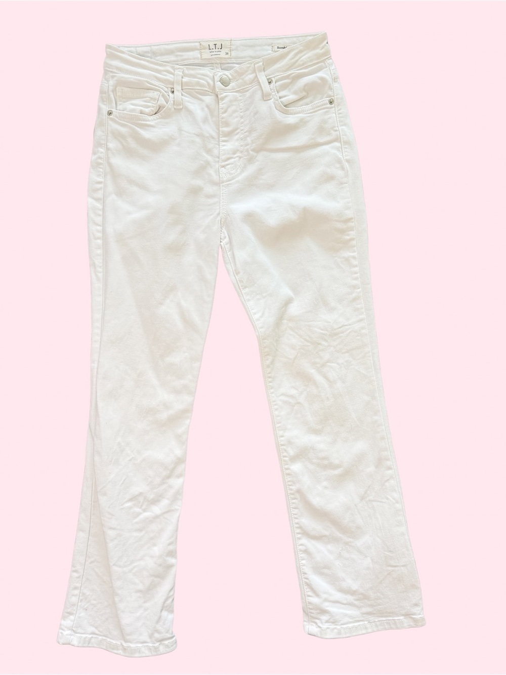 Letter To Juliet White Bambino Jeans